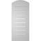 Ekena Millwork Arch Top Surface Mount PVC Gable Vent: Non-Functional, w/2"W x 1-1/2"P Brickmould Frame, 12"W x 26"H GVPAR12X2602SN - alternate 5